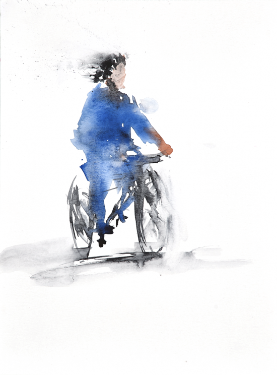 Blue bike (original)